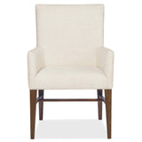 Driftwood Upholstered Arm Chair, Worn Saddle, Set of 2-Furniture - Dining-High Fashion Home