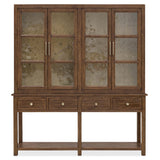 Driftwood Display Sideboard, Worn Saddle-Furniture - Dining-High Fashion Home