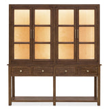 Driftwood Display Sideboard, Worn Saddle-Furniture - Dining-High Fashion Home