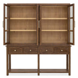 Driftwood Display Sideboard, Worn Saddle-Furniture - Dining-High Fashion Home