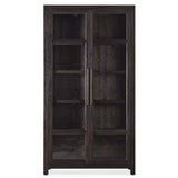 Driftwood Display Cabinet, Burnt Timber-Furniture - Storage-High Fashion Home