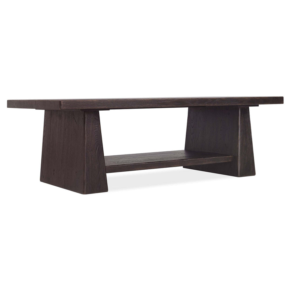 Driftwood Rectangle Cocktail Table, Burnt Timber-Furniture - Accent Tables-High Fashion Home