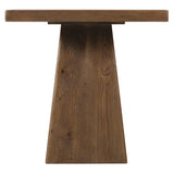 Driftwood Square End Table, Worn Saddle-Furniture - Accent Tables-High Fashion Home