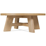 Driftwood Round Cocktail Table, Buckboard