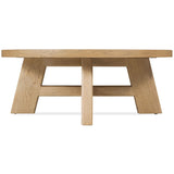 Driftwood Round Cocktail Table, Buckboard