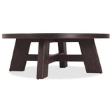 Driftwood Round Cocktail Table, Burnt Timber-Furniture - Accent Tables-High Fashion Home