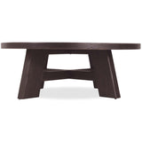 Driftwood Round Cocktail Table, Burnt Timber-Furniture - Accent Tables-High Fashion Home