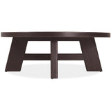 Driftwood Round Cocktail Table, Burnt Timber-Furniture - Accent Tables-High Fashion Home