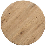 Driftwood Round End Table, Buckboard-Furniture - Accent Tables-High Fashion Home