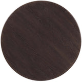 Driftwood Round End Table, Burnt Timber-Furniture - Accent Tables-High Fashion Home