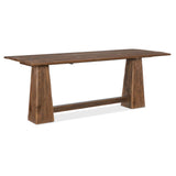 Driftwood Flip-Top Console Table, Worn Saddle-Furniture - Accent Tables-High Fashion Home