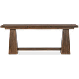 Driftwood Flip-Top Console Table, Worn Saddle-Furniture - Accent Tables-High Fashion Home