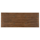 Driftwood Flip-Top Console Table, Worn Saddle-Furniture - Accent Tables-High Fashion Home