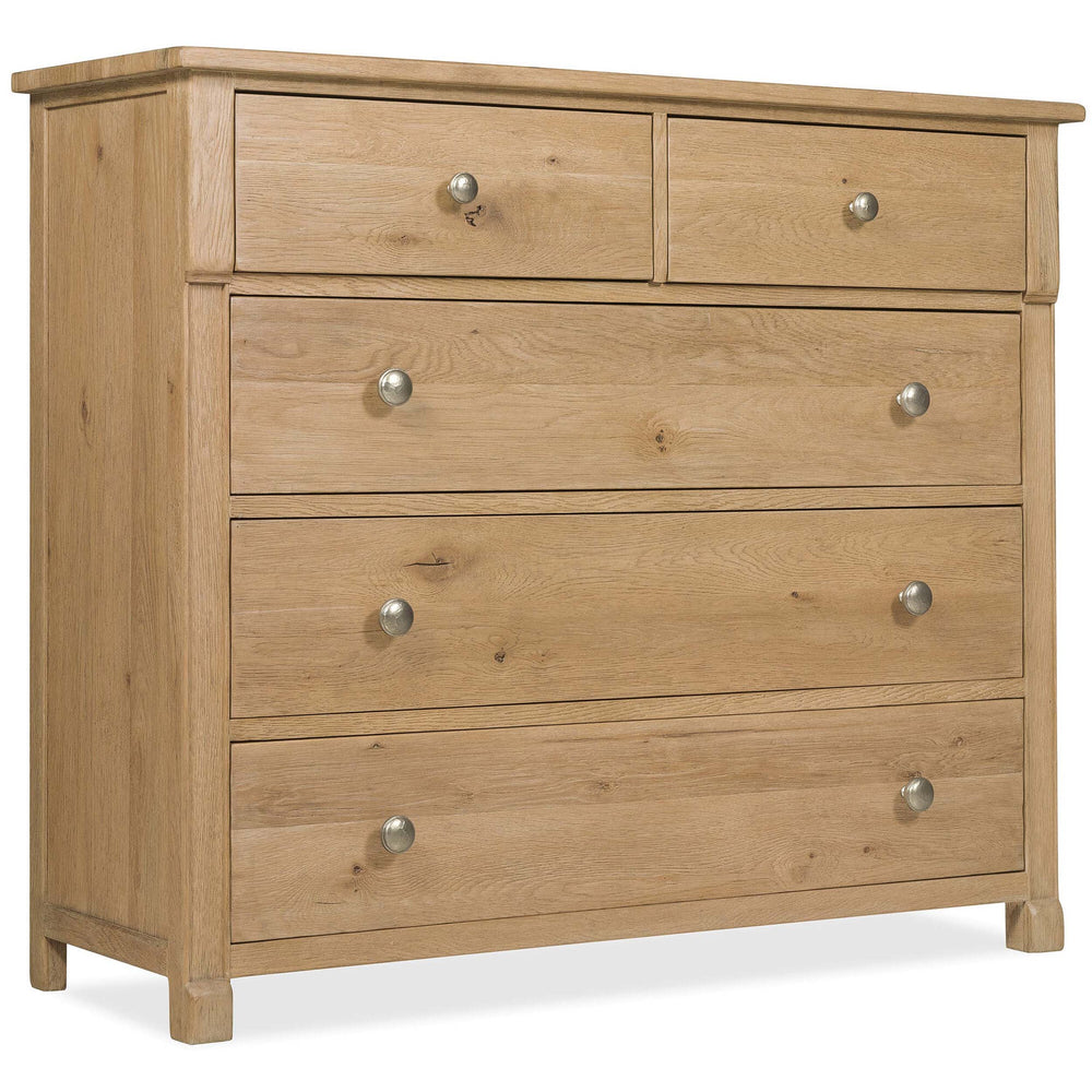 Driftwood Five-Drawer Chest, Buckboard-Furniture - Bedroom-High Fashion Home