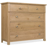 Driftwood Five-Drawer Chest, Buckboard-Furniture - Bedroom-High Fashion Home