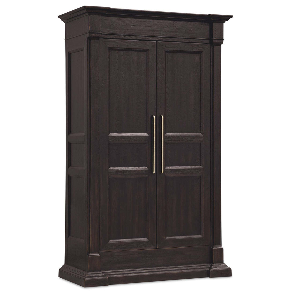 Driftwood Wardrobe, Burnt Timber-Furniture - Bedroom-High Fashion Home