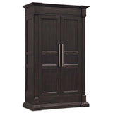 Driftwood Wardrobe, Burnt Timber-Furniture - Bedroom-High Fashion Home