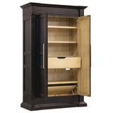Driftwood Wardrobe, Burnt Timber-Furniture - Bedroom-High Fashion Home