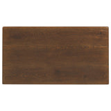 Driftwood Three-Drawer Nightstand, Worn Saddle-Furniture - Bedroom-High Fashion Home