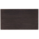 Driftwood Three-Drawer Nightstand, Burnt Timber-Furniture - Bedroom-High Fashion Home