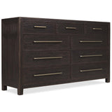 Driftwood Nine-Drawer Dresser, Burnt Timber-Furniture - Bedroom-High Fashion Home