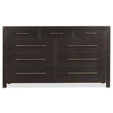 Driftwood Nine-Drawer Dresser, Burnt Timber-Furniture - Bedroom-High Fashion Home