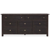 Driftwood Eight-Drawer Dresser, Burnt Timber-Furniture - Bedroom-High Fashion Home