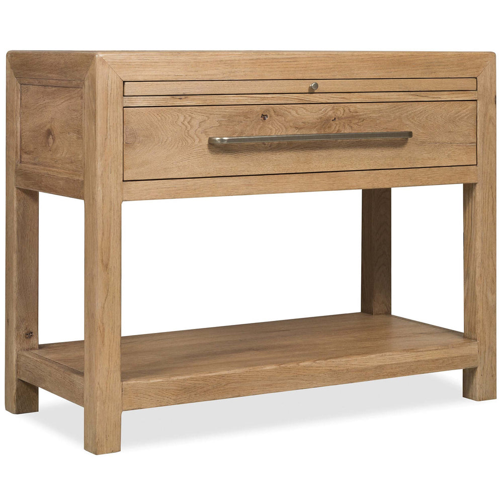 Driftwood One-Drawer Nightstand w/ Stone by Hooker