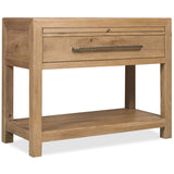 Driftwood One-Drawer Nightstand w/ Stone by Hooker