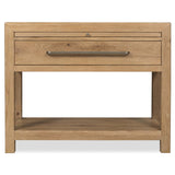 Driftwood One-Drawer Nightstand w/ Stone, Buckboard-Furniture - Bedroom-High Fashion Home