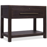 Driftwood One-Drawer Nightstand w/ Stone by Hooker