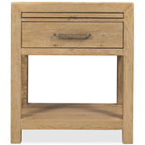 Driftwood One-Drawer Nightstand, Buckboard-Furniture - Bedroom-High Fashion Home