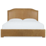Driftwood Leather Bed, Kingston Cognac-Furniture - Bedroom-High Fashion Home