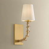 Calumet Wall Sconce, Aged Brass