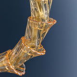 Calumet 4 Light Chandelier, Aged Brass