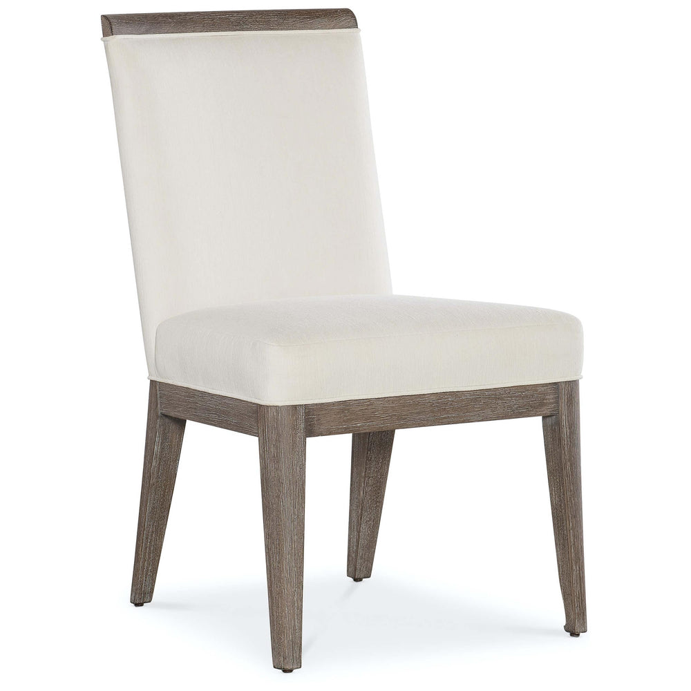 Modern Mood Side Chair, Cottony Cotton/Mink, Set of 2