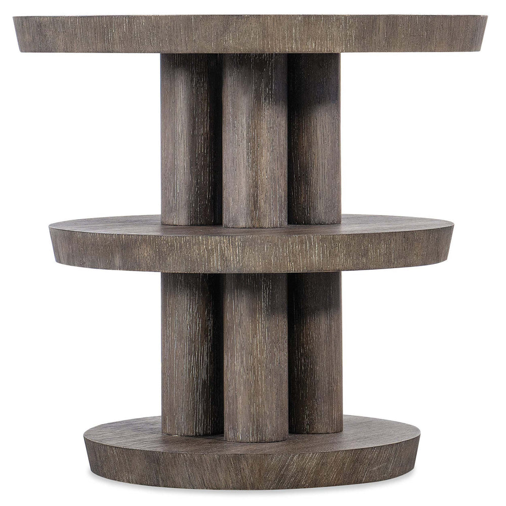 Modern Mood Round Side Table, Mink-Furniture - Accent Tables-High Fashion Home