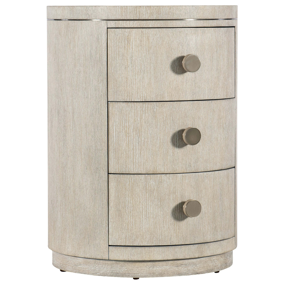 Modern Mood Round Nightstand by Hooker