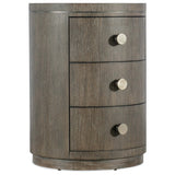 Modern Mood Round Nightstand, Mink