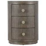 Modern Mood Round Nightstand, Mink