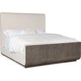 Modern Mood Upholstered Panel Bed, Inverness Natural/Mink-Furniture - Bedroom-High Fashion Home
