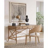 Retreat Pole Rattan Desk, Dune