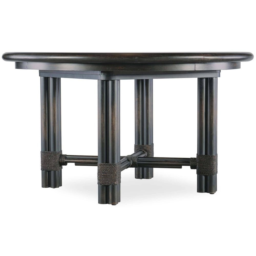 Retreat Pole Rattan Round Dining Table by Hooker