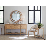 Retreat Raffia End Table, Dune-Furniture - Accent Tables-High Fashion Home