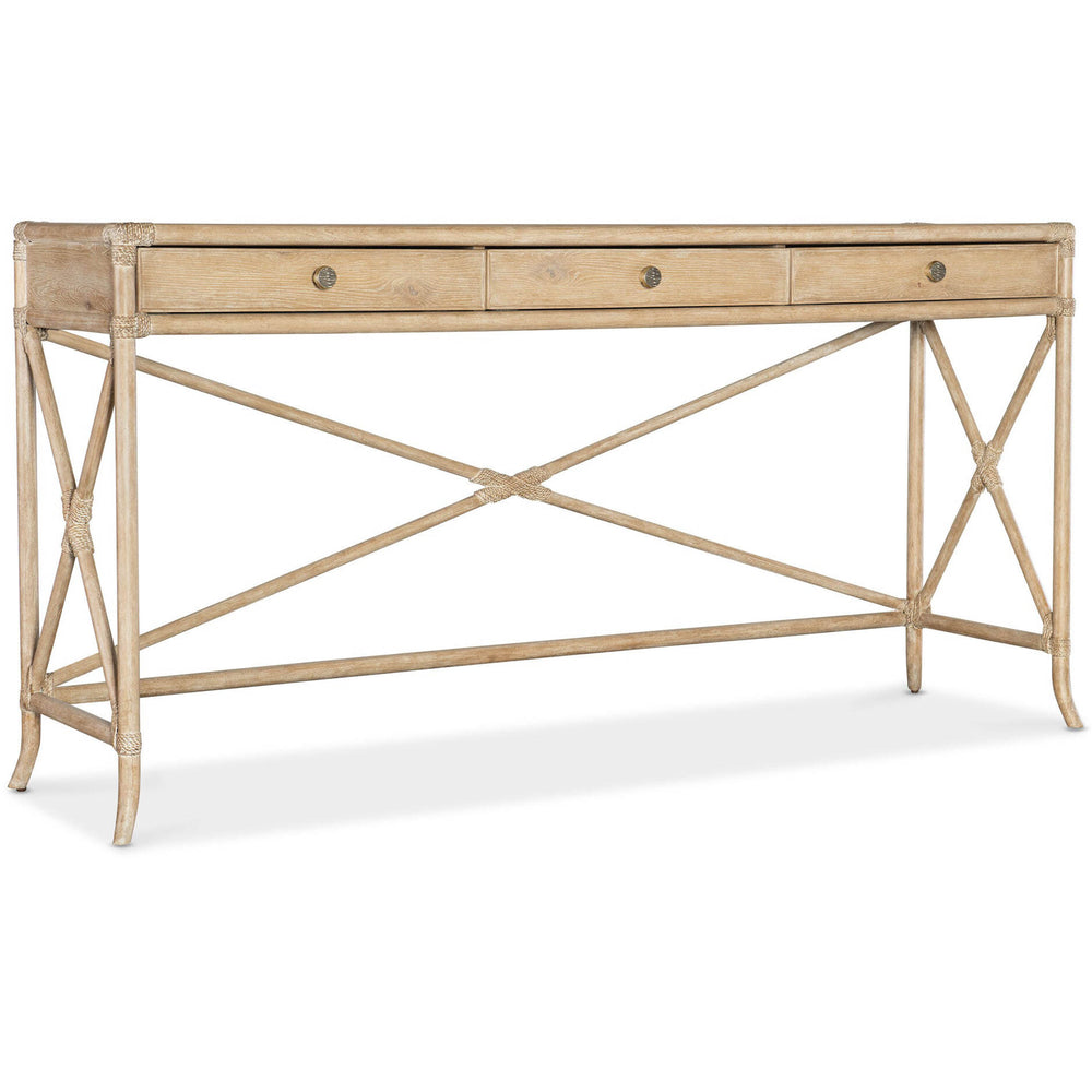 Retreat Pole Rattan Console, Dune-Furniture - Accent Tables-High Fashion Home