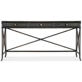 Retreat Pole Rattan Console, Black Sand