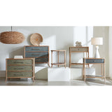 Retreat Pole Rattan Chest, Lagoon-High Fashion Home