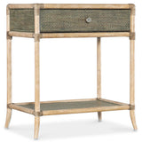 Retreat Pole Rattan Bedside Table by Hooker