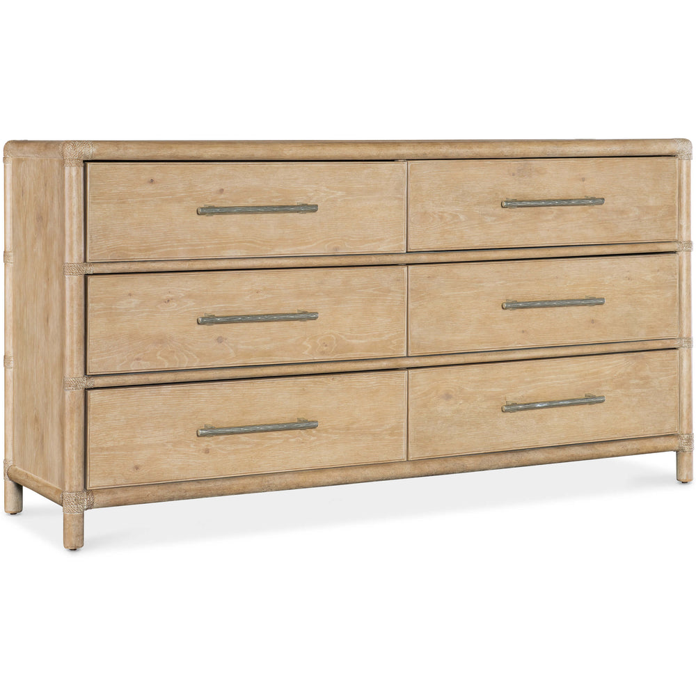 Retreat Pole Rattan Dresser, Dune-Furniture - Bedroom-High Fashion Home