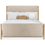 Retreat Upholstered Panel Bed, Neo Cream/Dune-Furniture - Bedroom-High Fashion Home